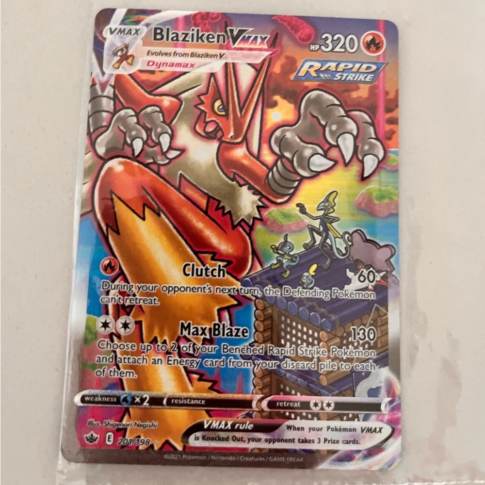 COPY - Blaziken Vmax secret rare 201/198